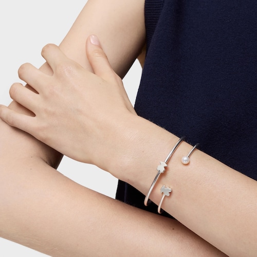 Pulsera esclava de plata motivo oso Sweet Dolls