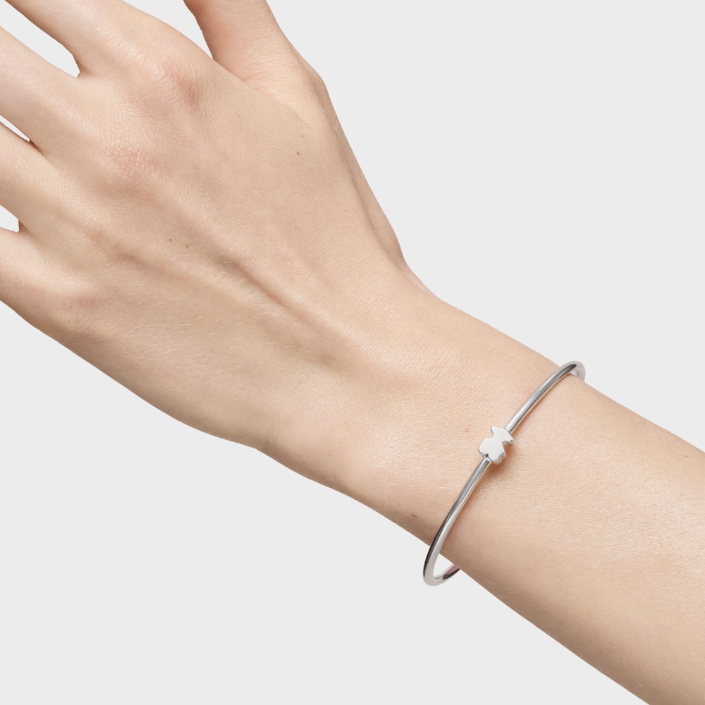 Pulsera esclava de plata motivo oso Sweet Dolls image number 5