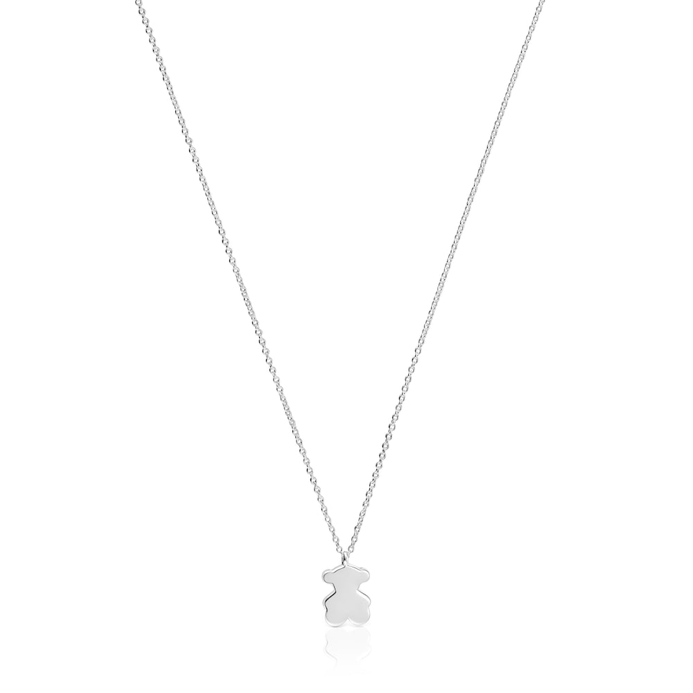 Short silver bear charm Necklace Sweet Dolls image number 0