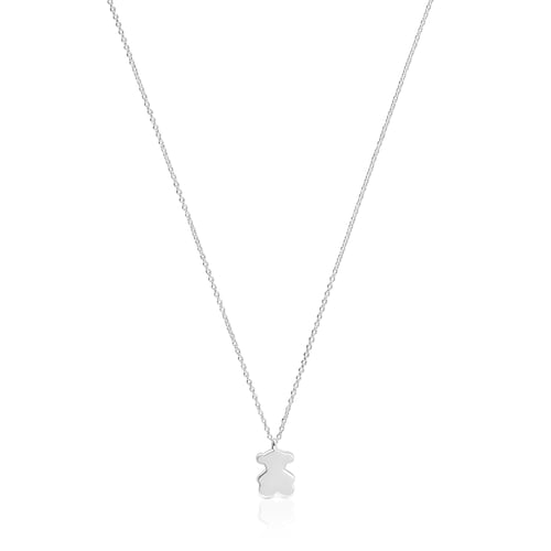 Short silver bear charm Necklace Sweet Dolls