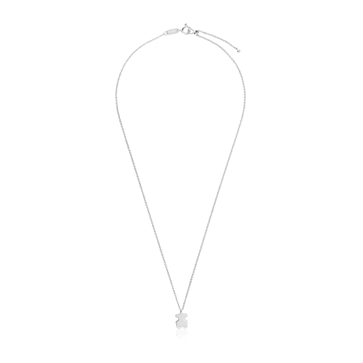 Short silver bear charm Necklace Sweet Dolls