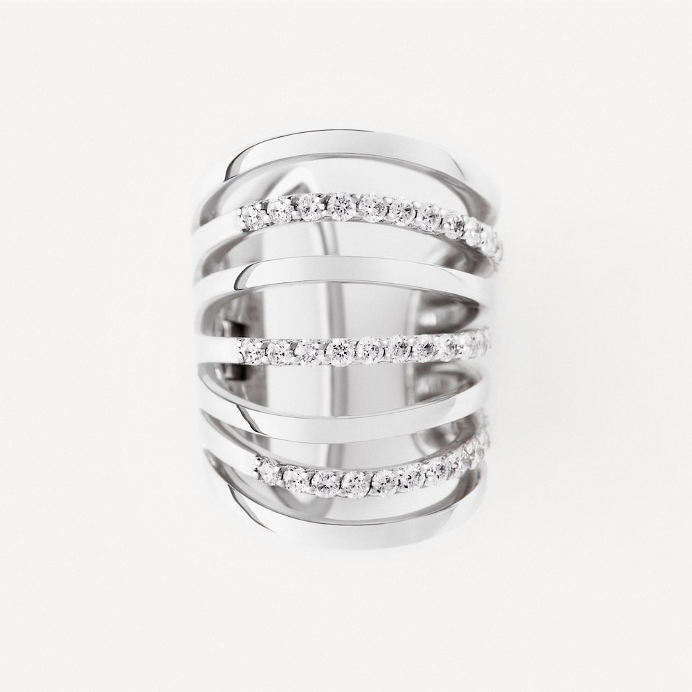 Earcuff TOUS ATELIER &mu;&epsilon; &tau;&rho;&epsilon;&iota;&sigmaf; &lambda;&omega;&rho;ί&delta;&epsilon;&sigmaf; &alpha;&pi;ό &lambda;&epsilon;&upsilon;&kappa;ό&chi;&rho;&upsilon;&sigma;&omicron; &kappa;&alpha;&iota; &delta;&iota;&alpha;&mu;ά&nu;&tau;&iota;&alpha;