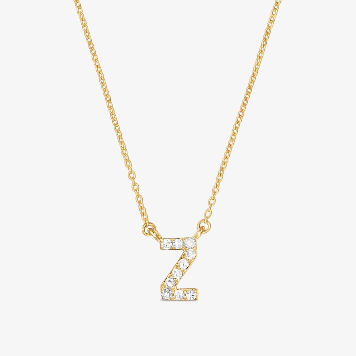 Tous - Collar Corto De Oro Y 0,05 Ct De Diamantes Letra Z Alphabet - Transparente