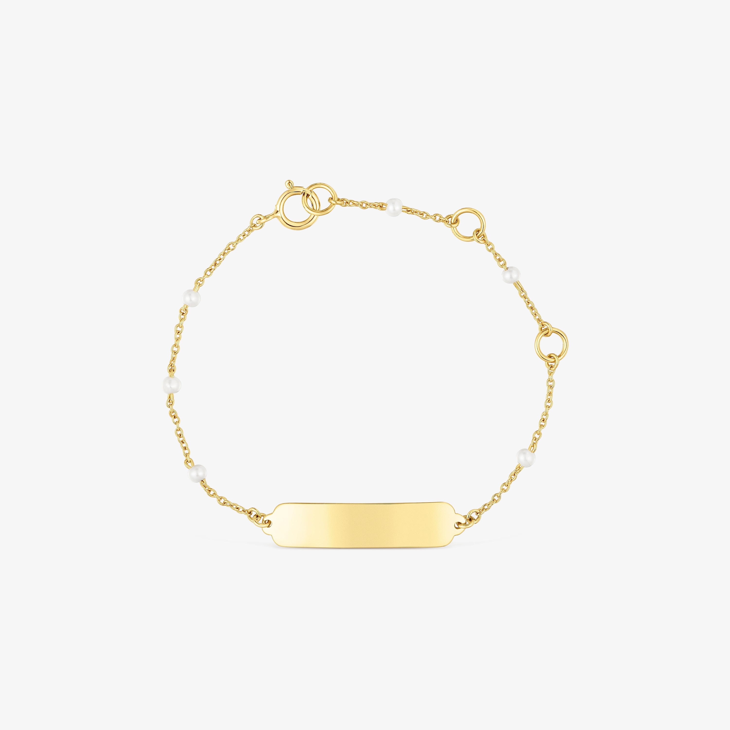 18K solid gold Bracelet and cultured pearls TOUS Baby