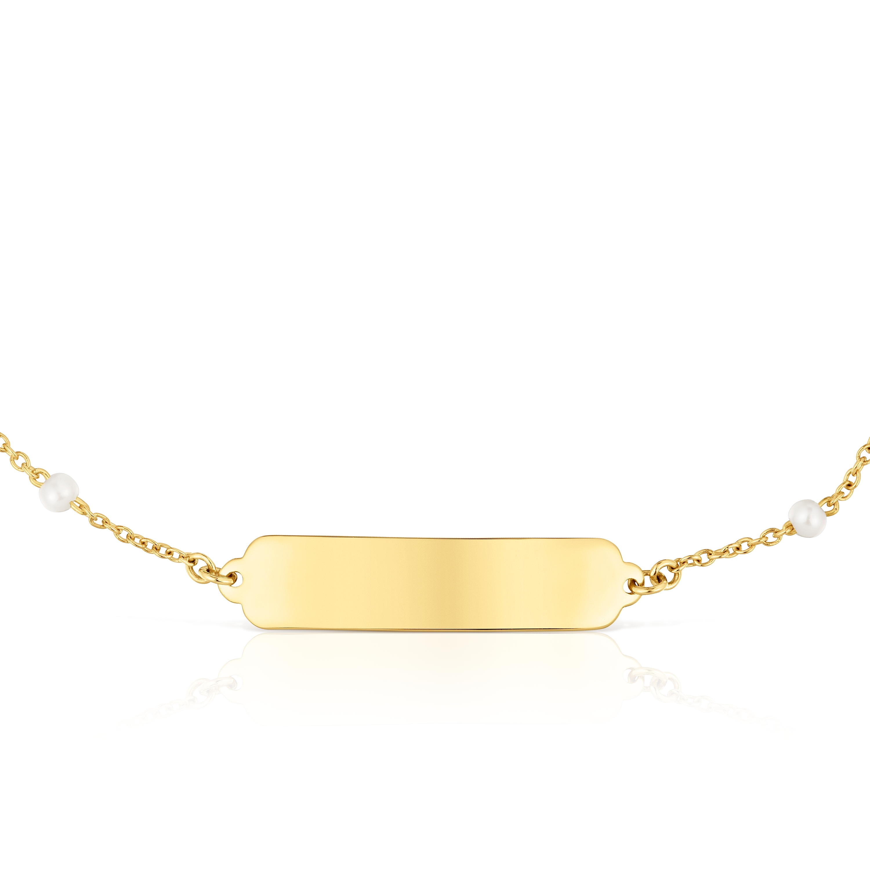Gold Bracelet and cultured pearls TOUS Baby