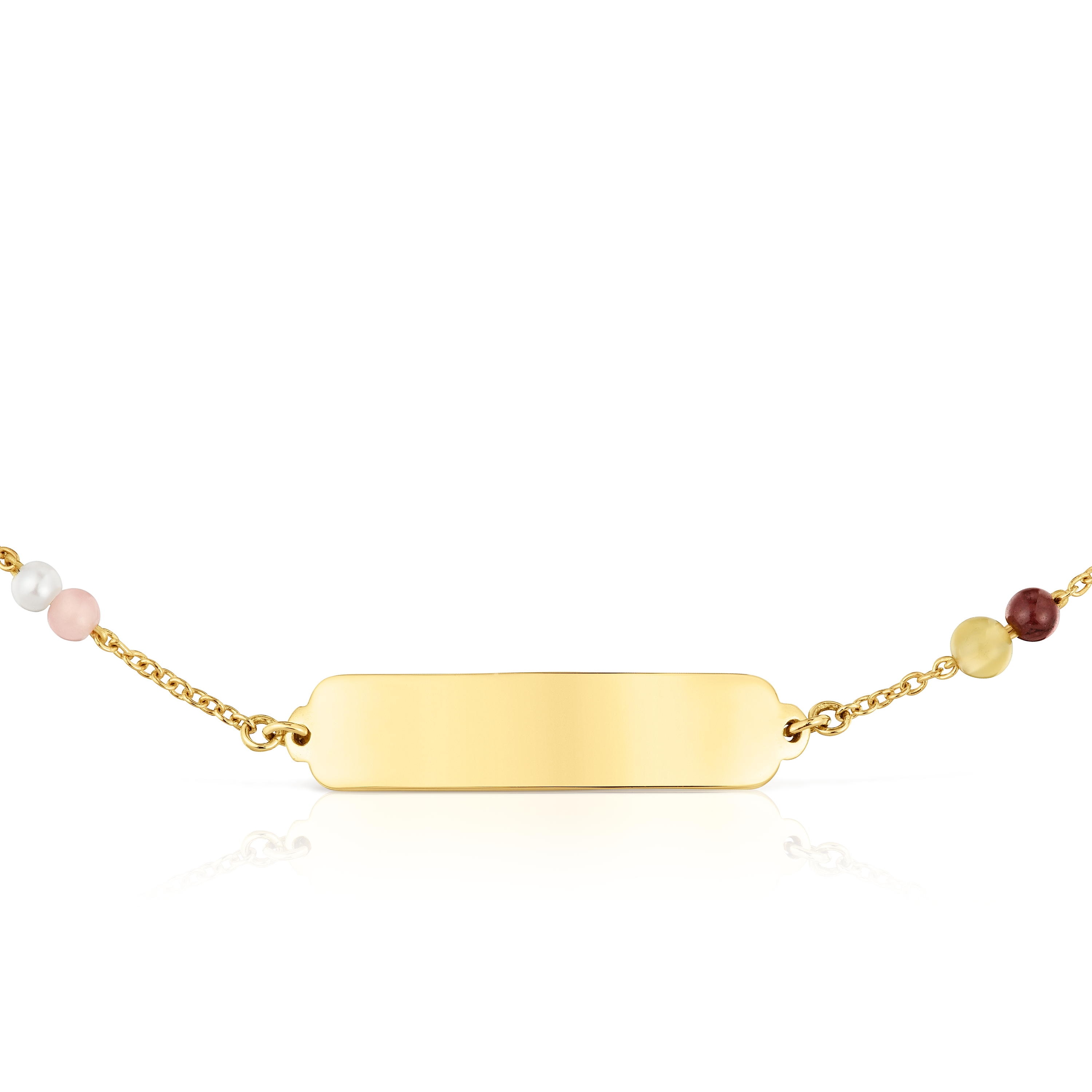 18 kt gold Bracelet with gemstones TOUS Baby