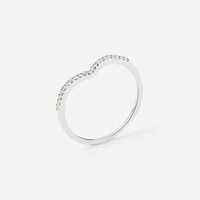 White gold tiara Ring with diamonds TOUS ATELIER