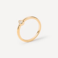 Gold Ring with teardrop-cut diamond TOUS ATELIER