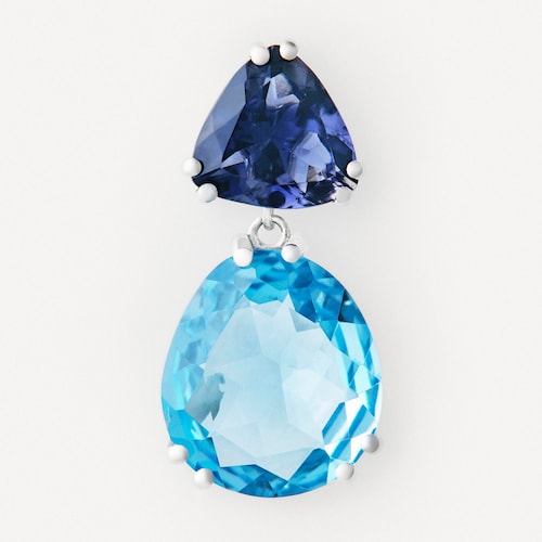 White gold Earrings with iolite and topaz TOUS ATELIER