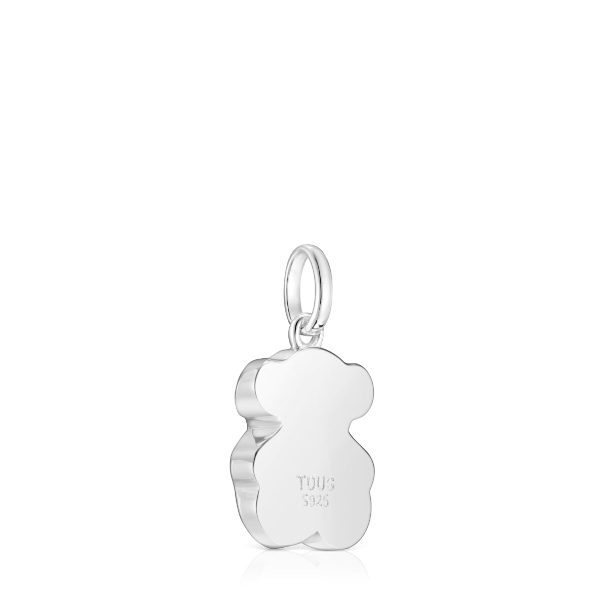 Small silver Pendant with onyx bear charm TOUS Icon Color image number 2