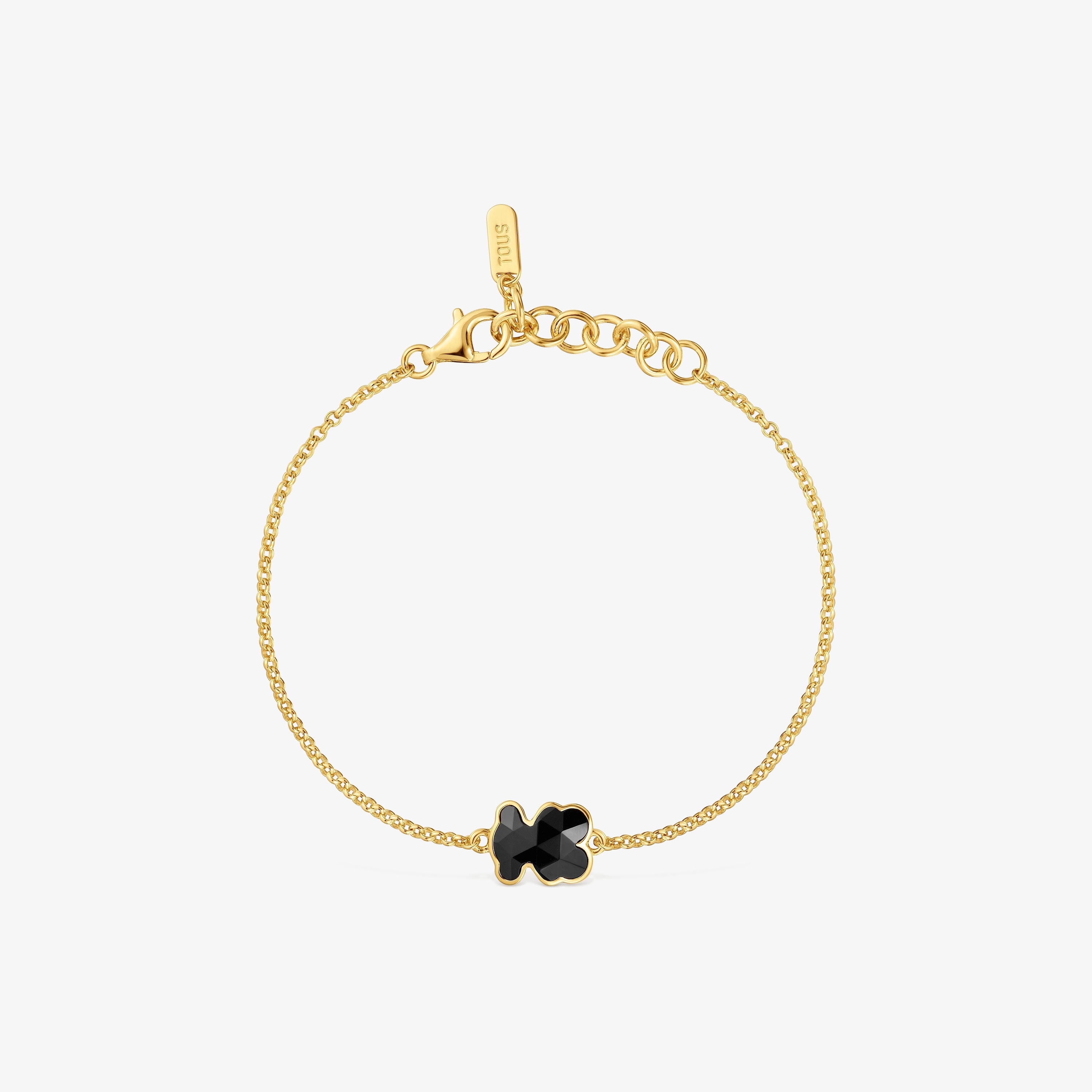 18K gold vermeil chain Bracelet with bear motif TOUS Icon Color