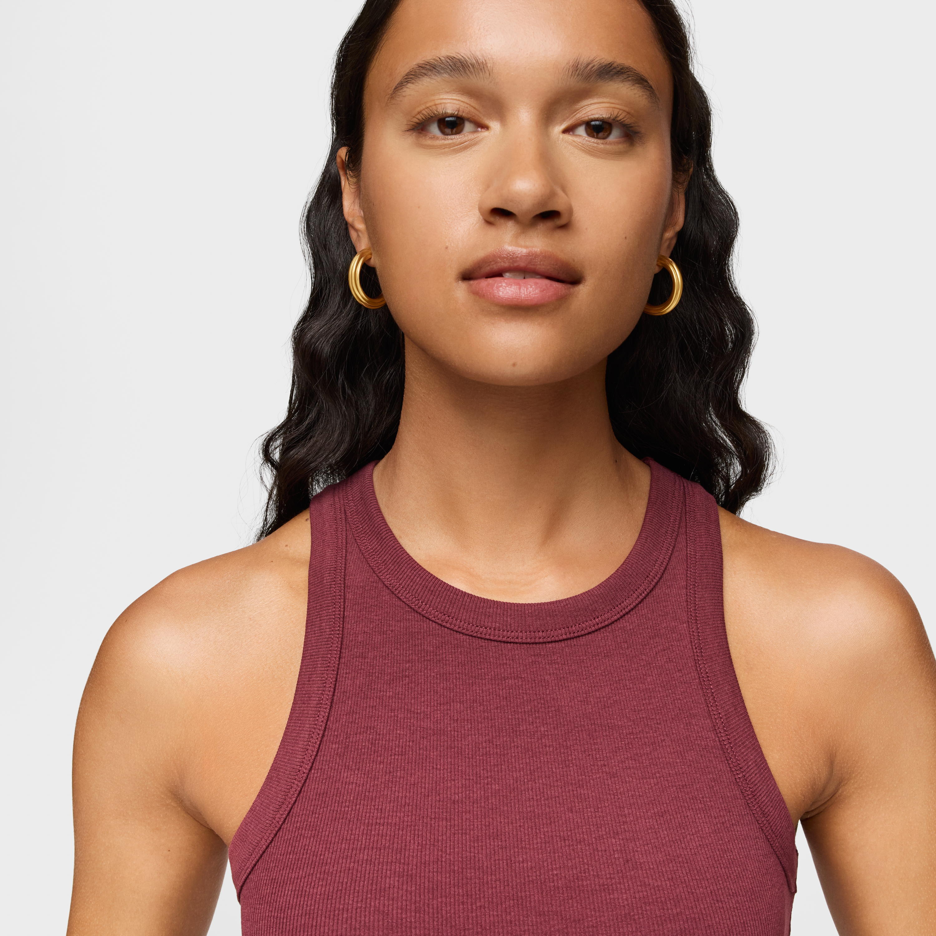 18K gold vermeil long Hoop earrings with flower motif TOUS 1950