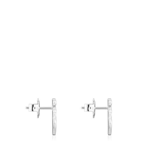 Brincos em prata com motivos de urso e cora&ccedil;&atilde;o Sweet Dolls