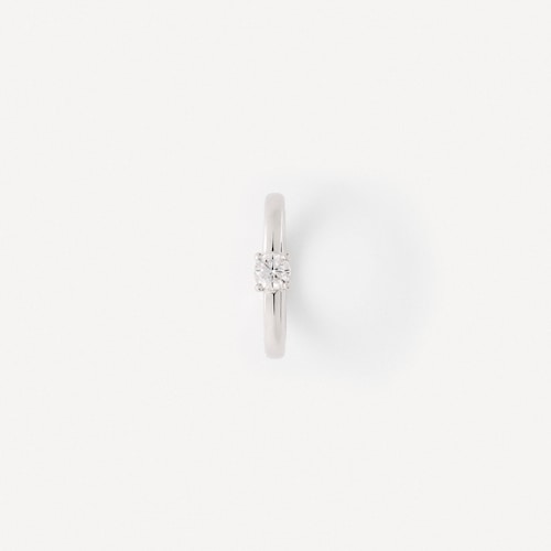 Solitario de oro blanco con diamante TOUS ATELIER UNIQUE PIECES