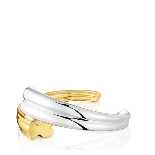Two-tone Bangle with bear motif TOUS 1950