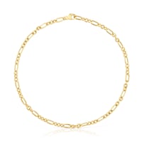 Short 18kt gold plating over silver Ring Necklace Sweet Dolls