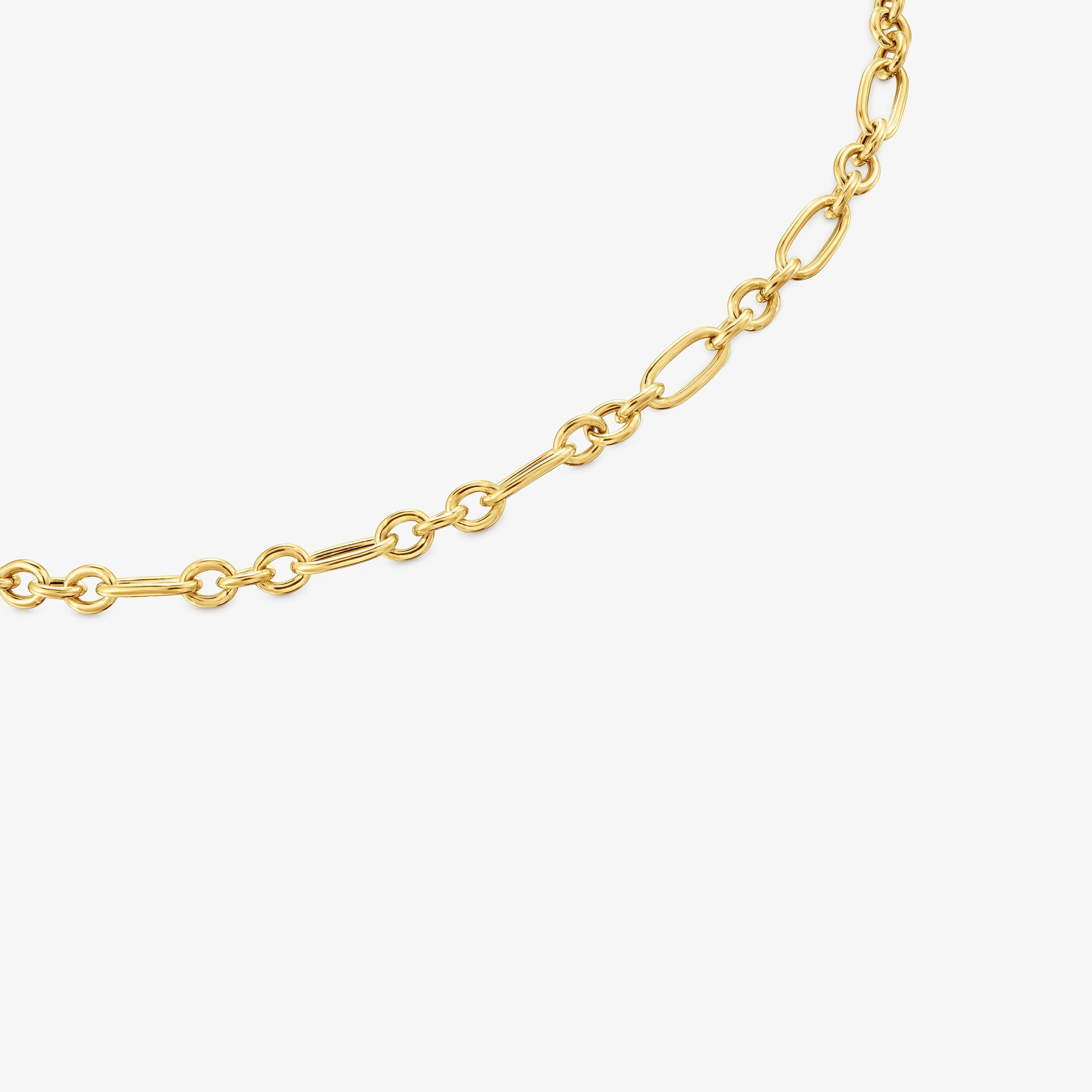 Short 18K gold vermeil Ring Necklace Sweet Dolls