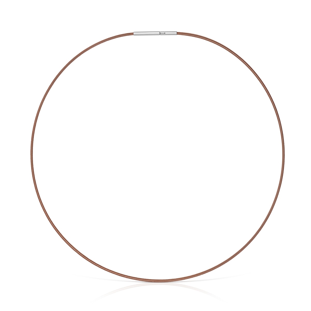 Tous - Collar De Platino En Color Marrón Tous Atelier - Marrón