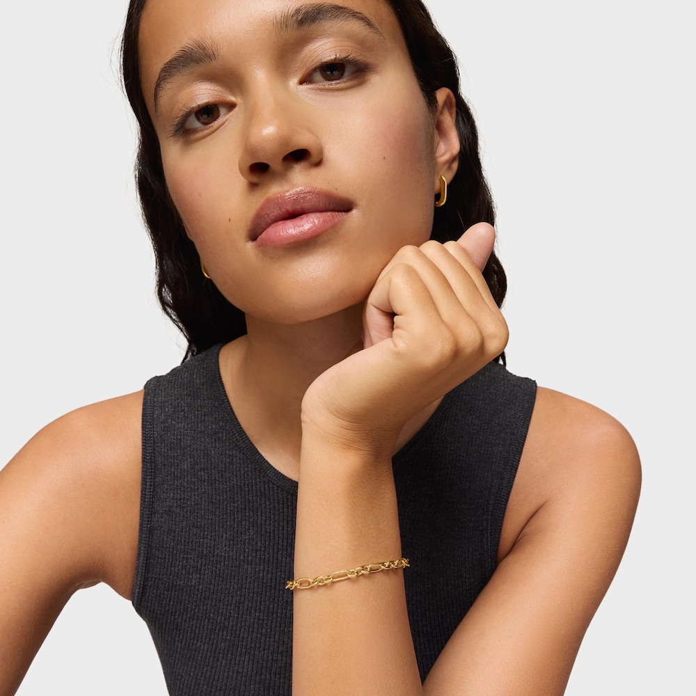 Kroužkov&yacute; n&aacute;ramek Sweet Dolls ze stř&iacute;bra pozlacen&eacute;ho 18kar&aacute;tov&yacute;m zlatem