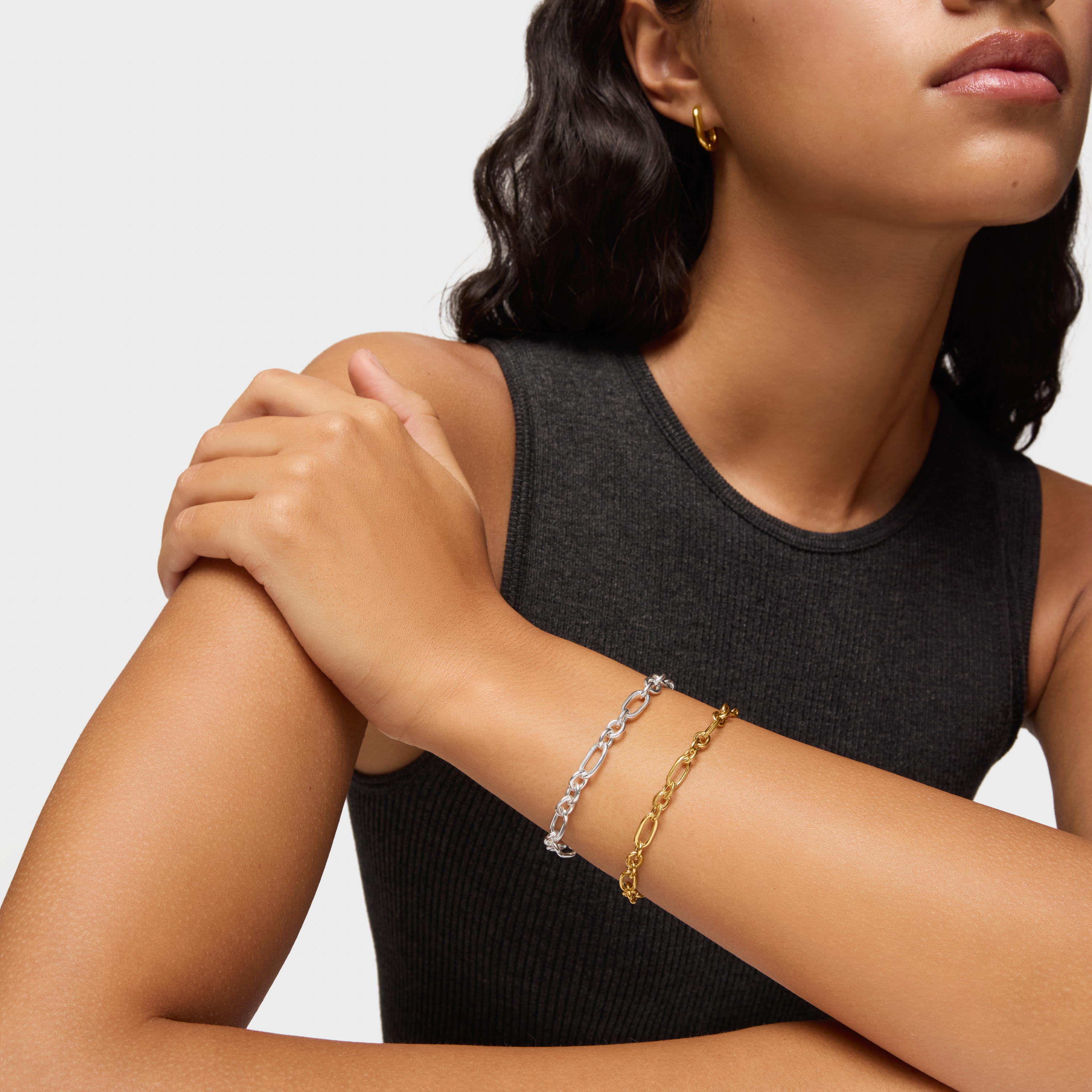 18K gold vermeil Ring bracelet Sweet Dolls