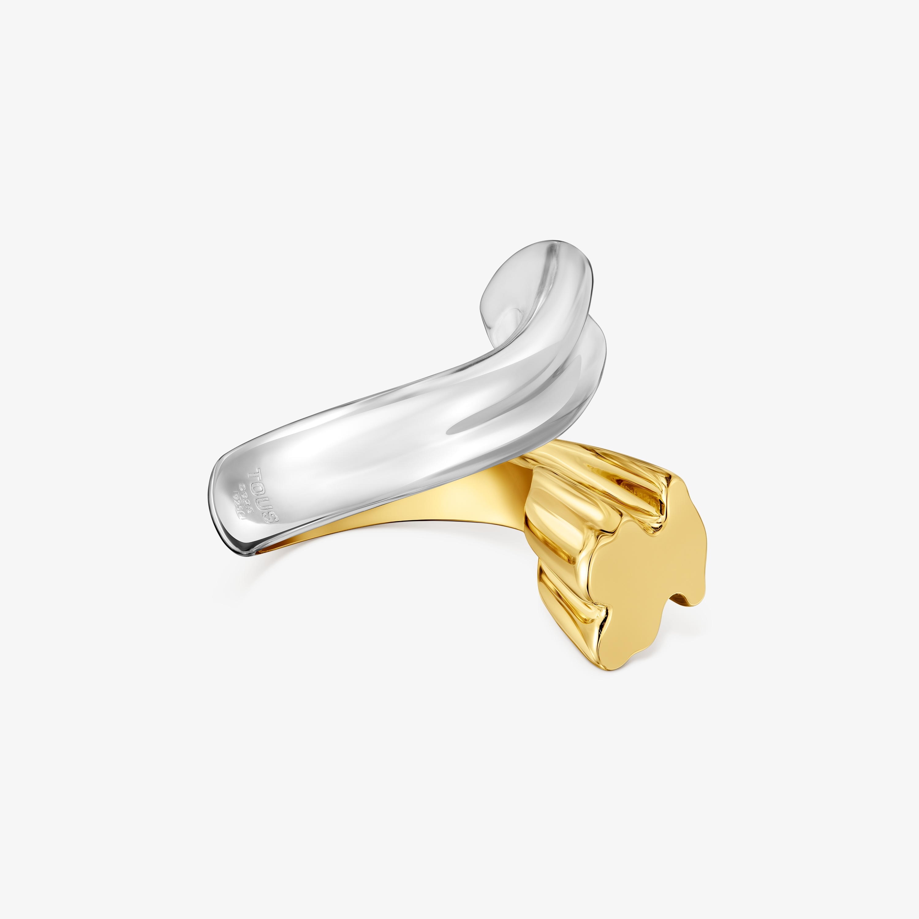 Medium two-tone Ring with bear and heart motifs TOUS 1950