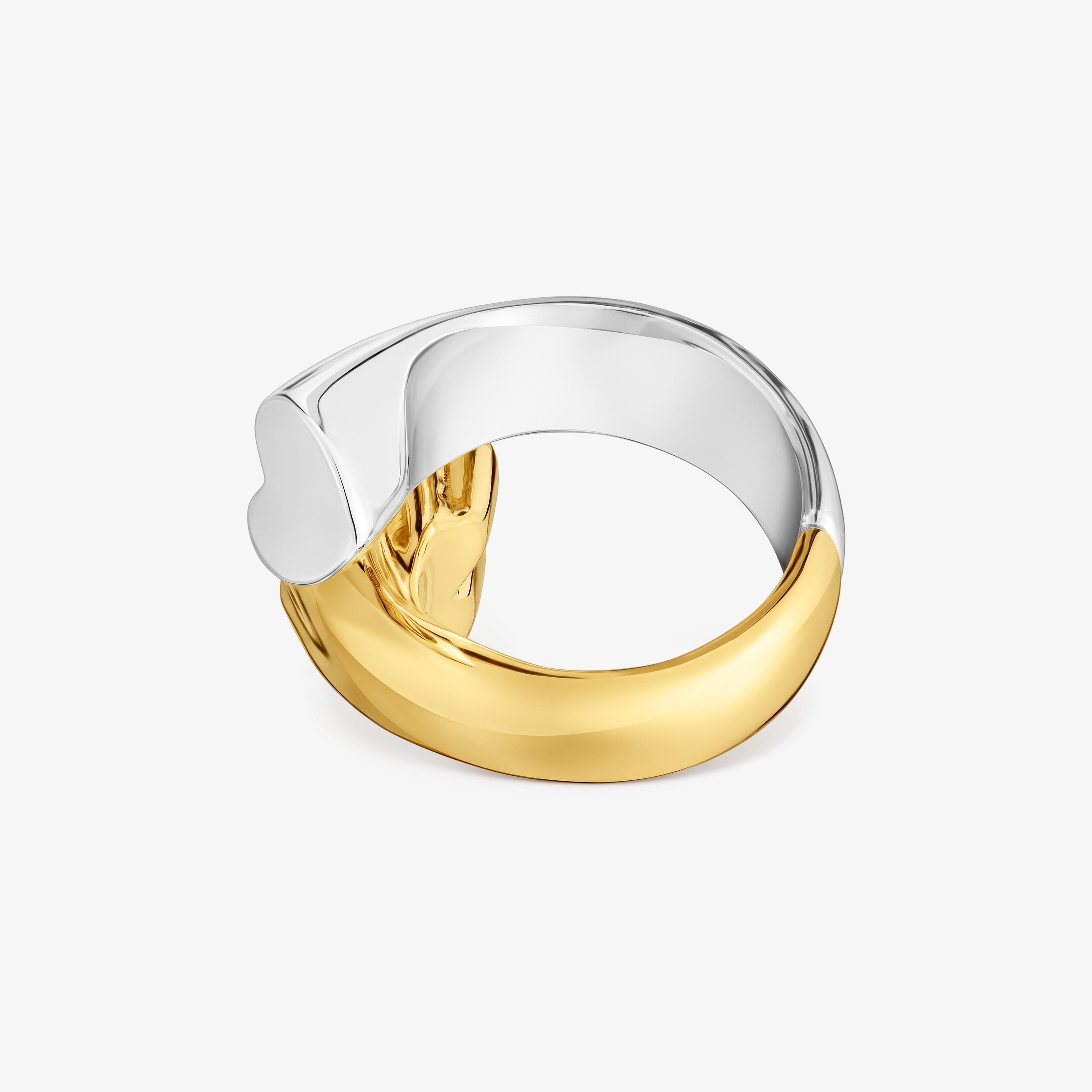 Medium two-tone Ring with bear and heart motifs TOUS 1950