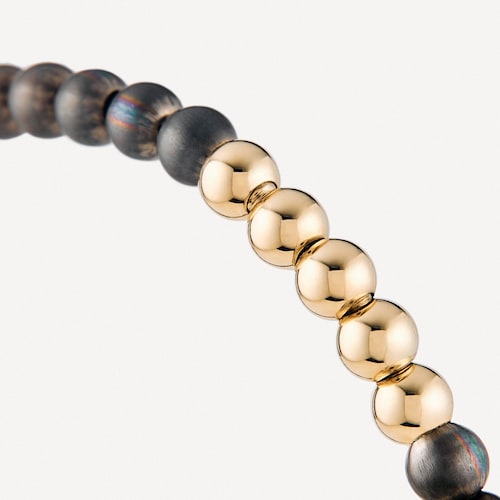 Pulsera elástica de titanio y oro TOUS ATELIER