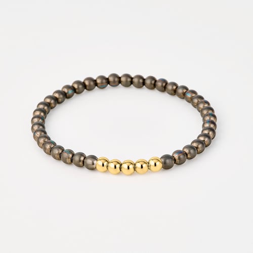 Titanium and gold elasticated Bracelet TOUS ATELIER