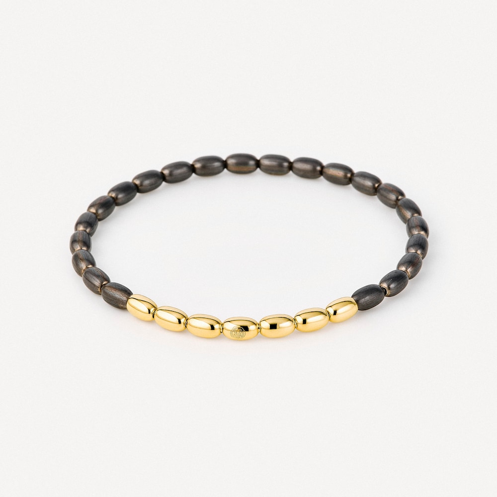 Titanium and gold elasticated Bracelet TOUS ATELIER
