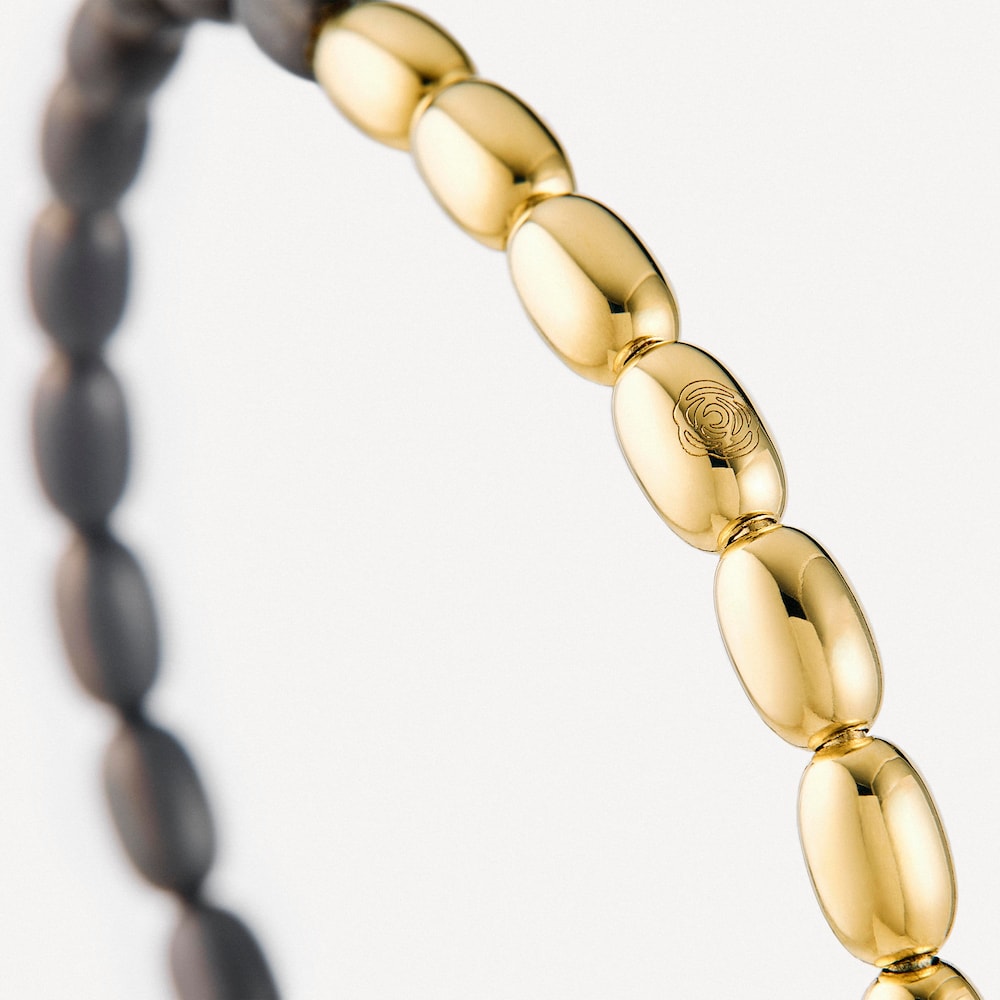Titanium and gold elasticated Bracelet TOUS ATELIER