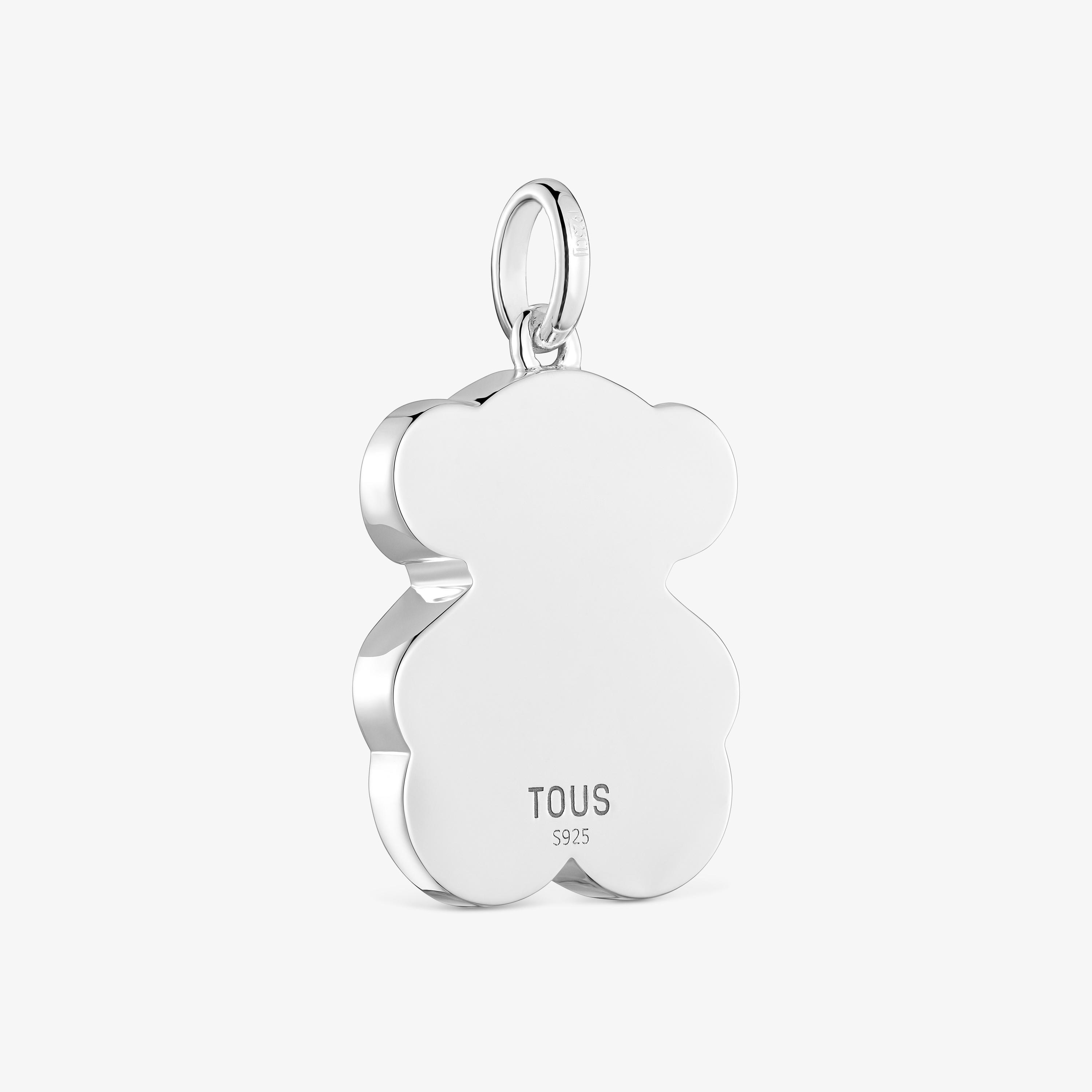 Medium silver Pendant with mother-of-pearl bear motif TOUS Icon Color