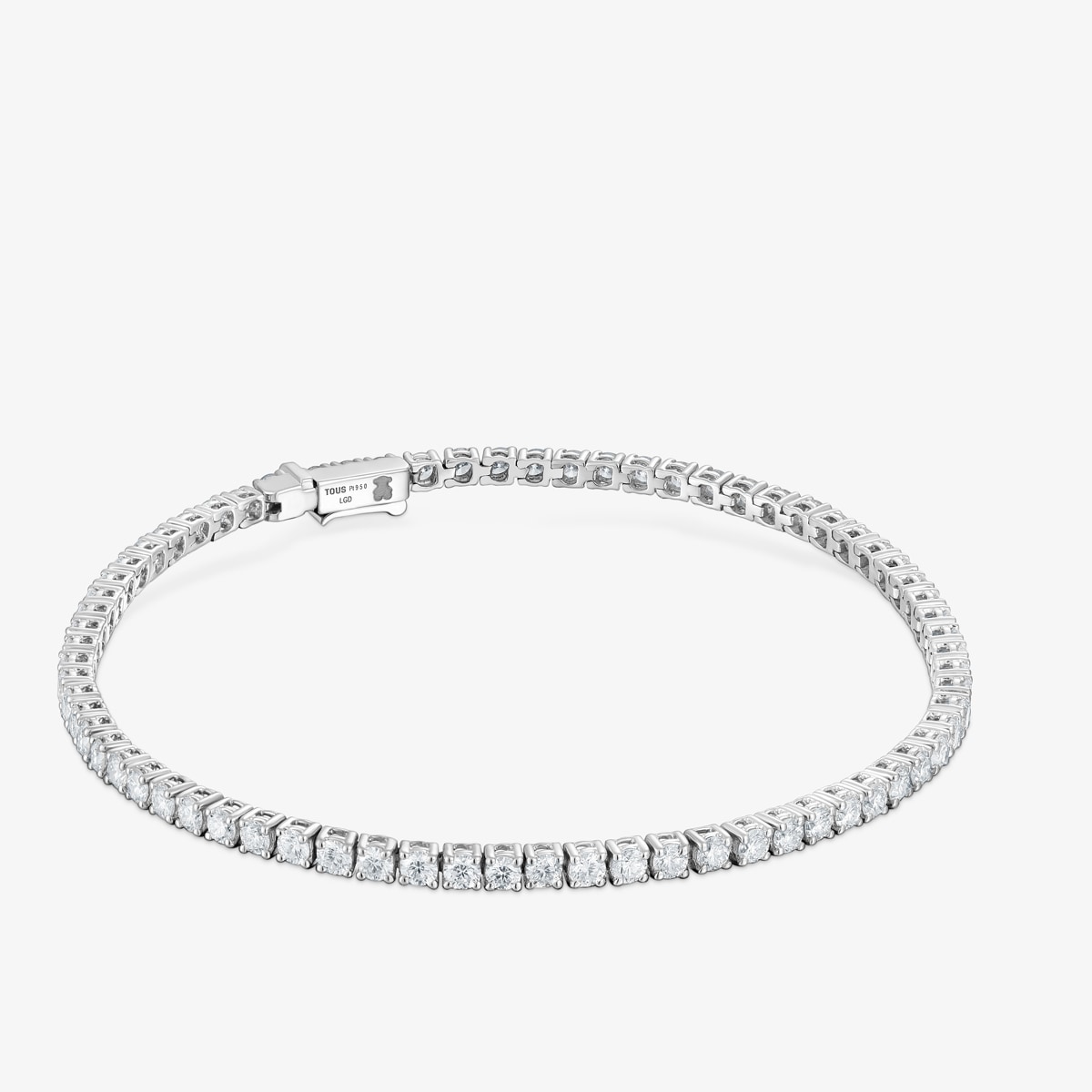 Tous - Pulsera Riviere De Platino Con Diamantes Creados En Laboratorio 3,00 Ct Les Classiques Lgd - Transparente