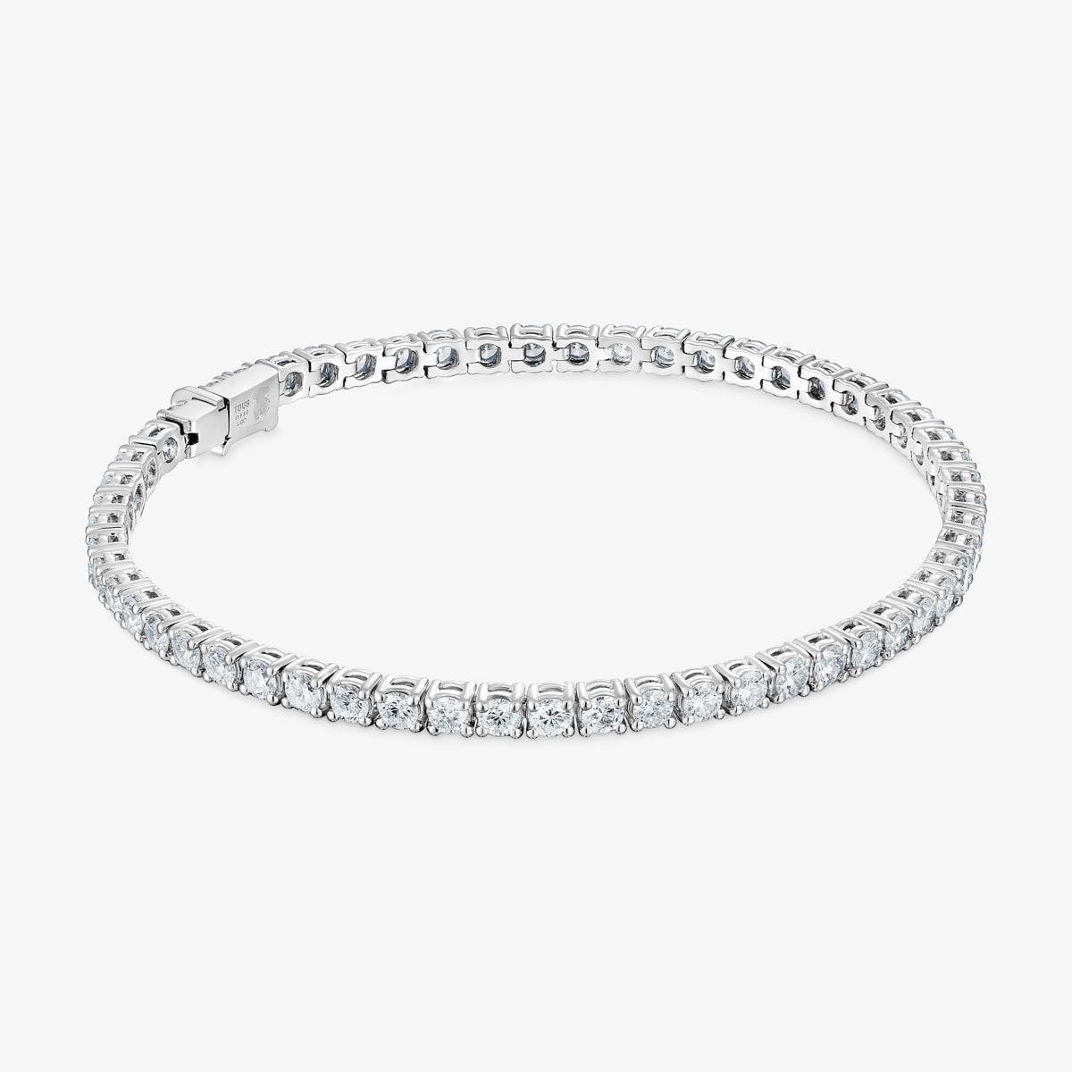 Tous - Pulsera Riviere De Platino Con Diamantes Creados En Laboratorio 4,00 Ct Tous Essentials Lgd - Transparente