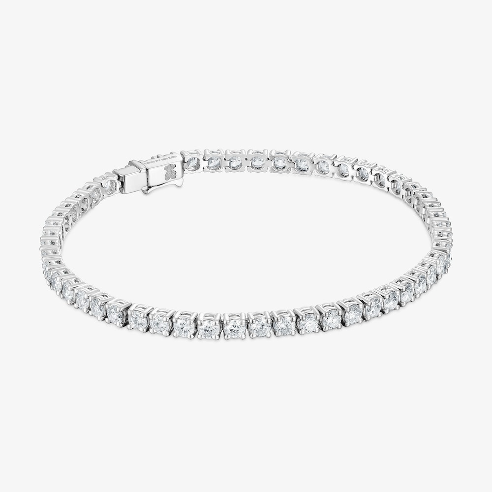 Pulsera riviere de platino con diamantes creados en laboratorio 5,00 ct TOUS Essentials LGD