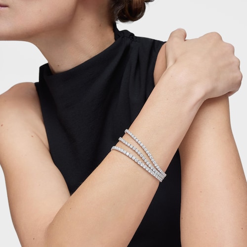 Pulsera riviere de platino con diamantes creados en laboratorio 6,00 ct Les Classiques LGD