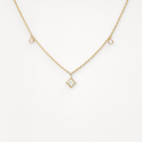 Gargantilla de oro con diamantes y detalle rombo TOUS ATELIER