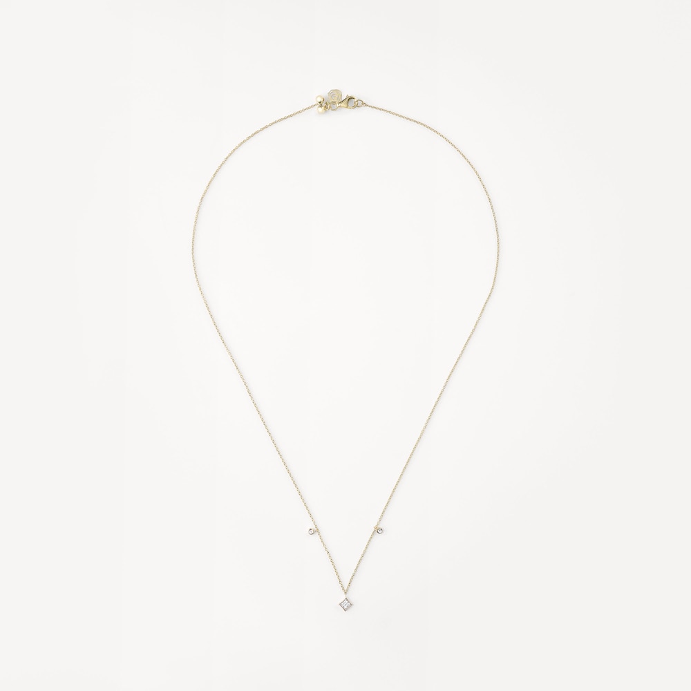 Gargantilla de oro con diamantes y detalle rombo TOUS ATELIER