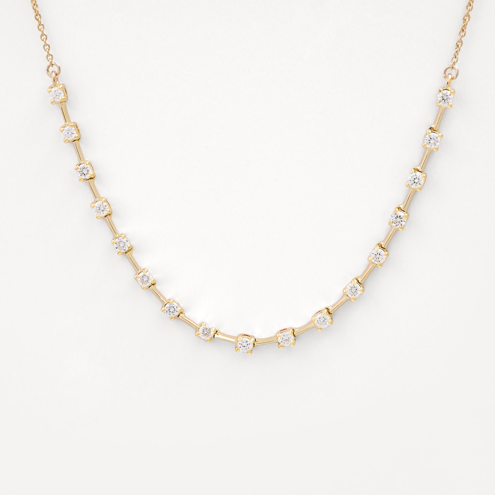 Naszyjnik choker ze złota z diamentami TOUS ATELIER