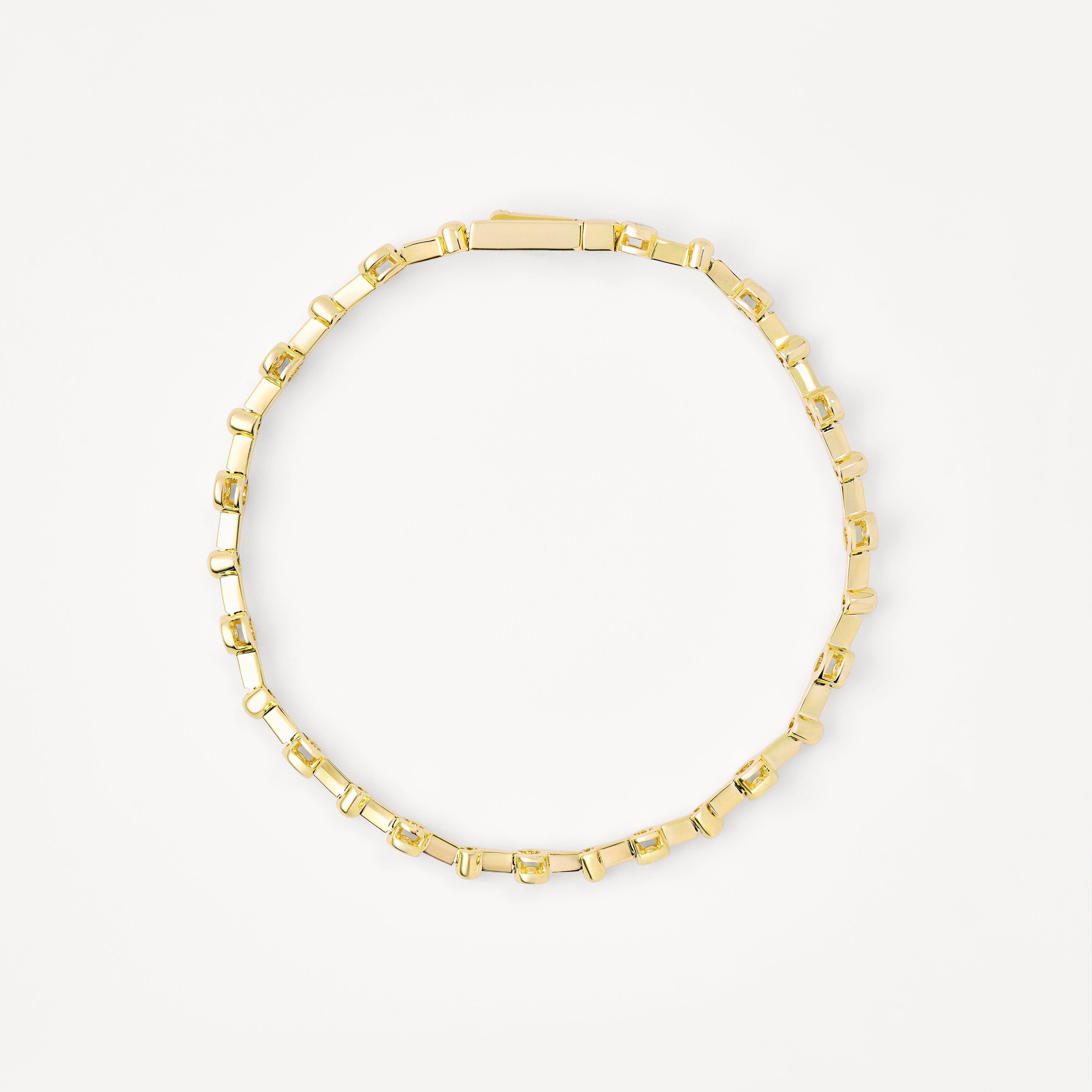 TOUS ATELIER gold bracelet with gold and diamond details