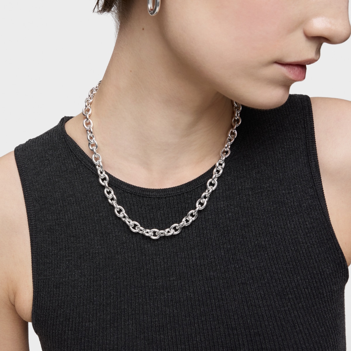Short 48 cm silver Necklace TOUS Basics