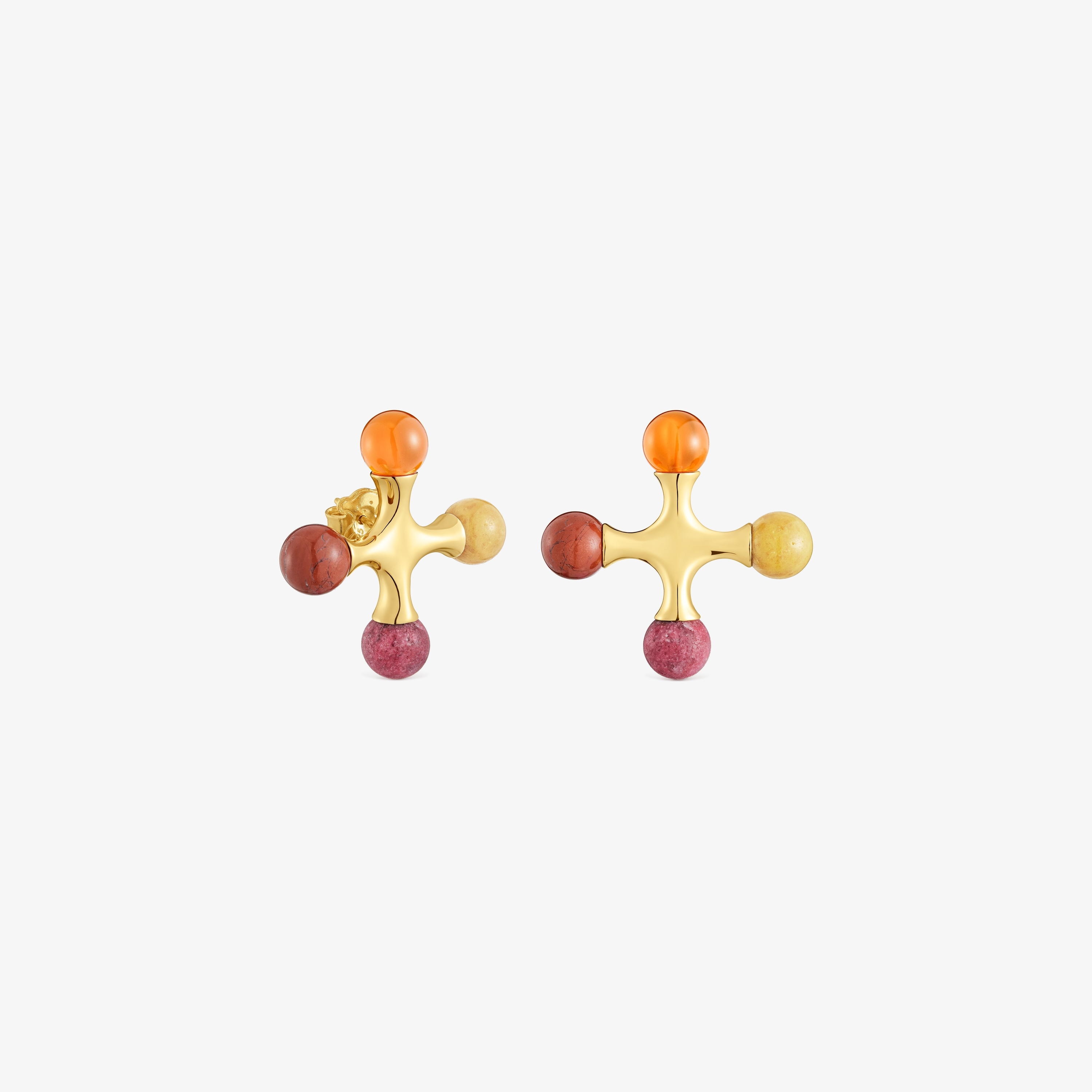 18K gold vermeil Earrings with gemstones TOUS X LEA COLOMBO