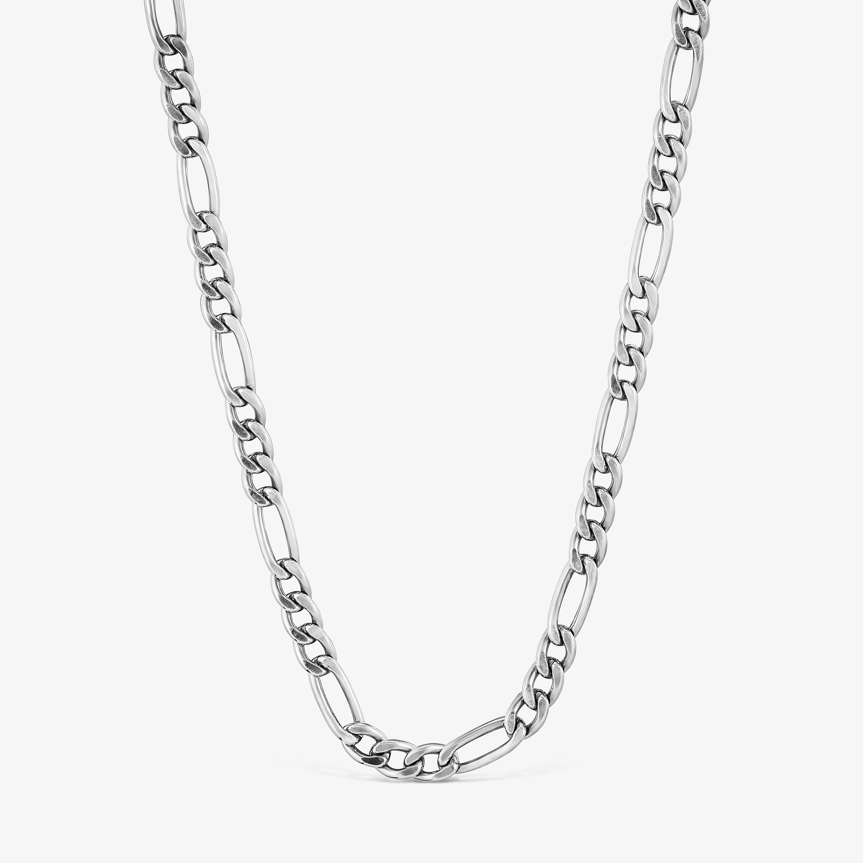 Short aged silver curb chain Necklace TOUS Man