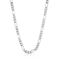 Collar corto cadena barbada de plata envejecida TOUS Man