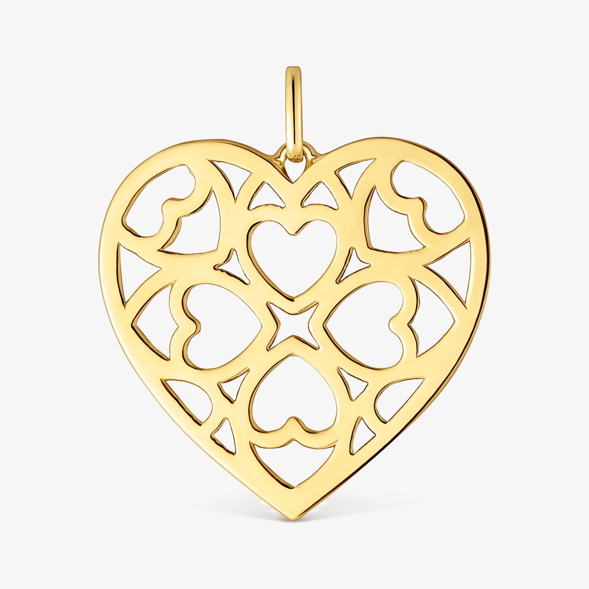 Tous - Colgante Corazón Con Baño De Oro 18 Kt Sobre Plata Medallions - Dorado