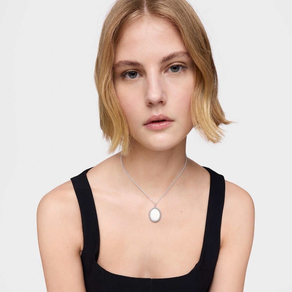 Colgante medalla de plata Basics image number 3
