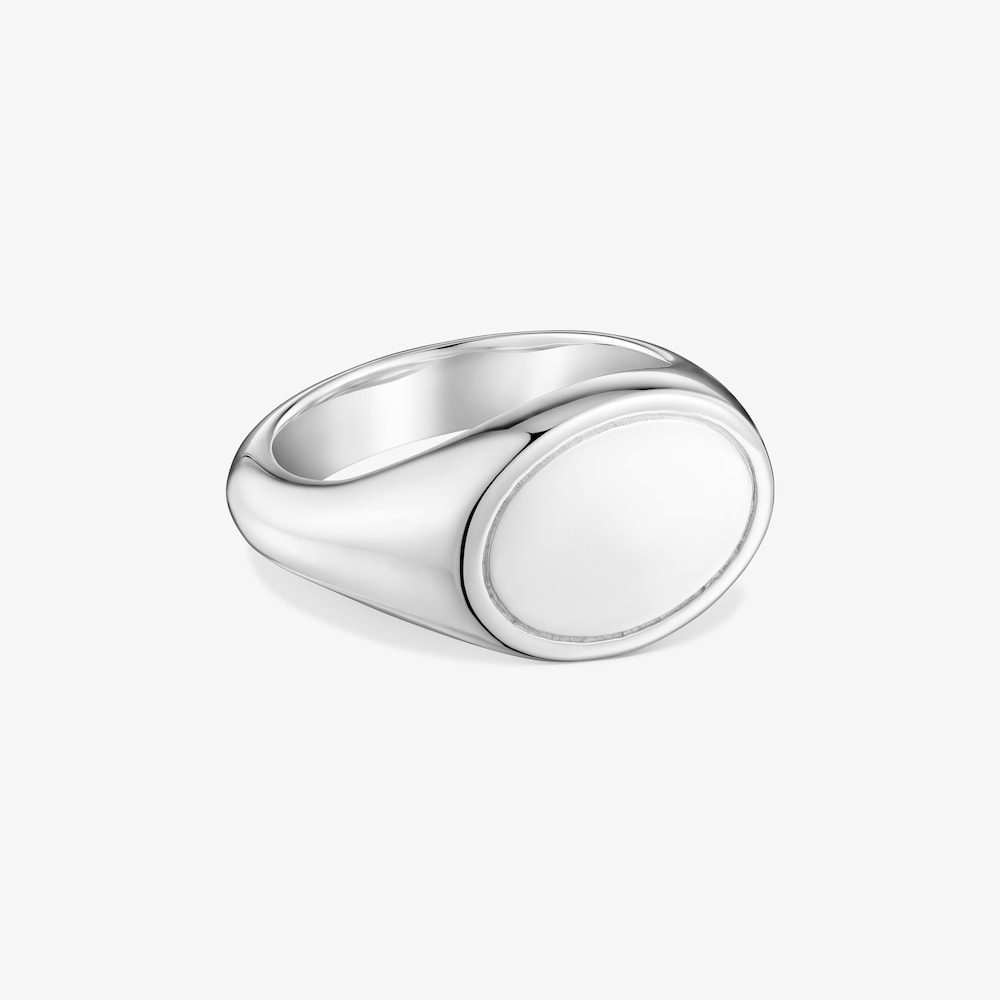 Anillo sello de plata 14 mm TOUS Basics