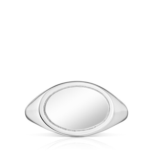 mm silver Signet ring TOUS Basics