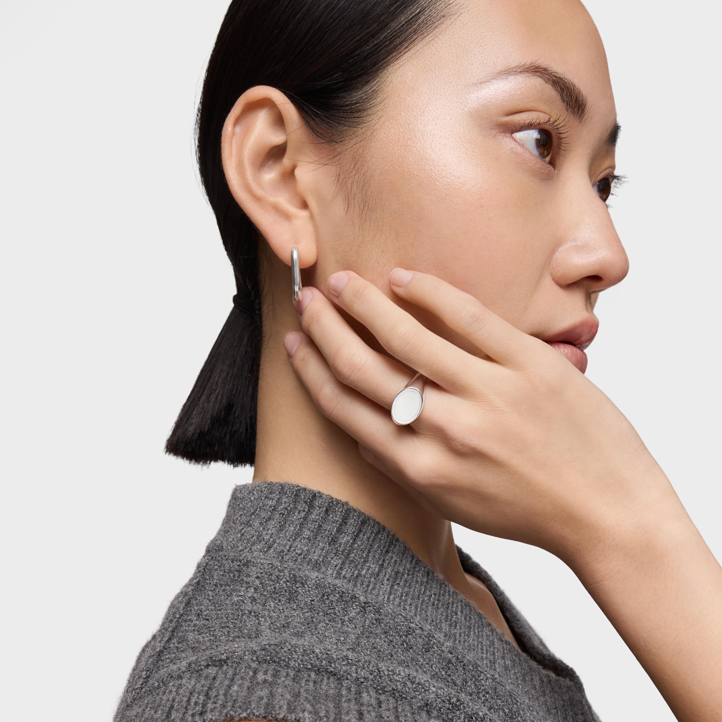 mm silver Signet ring TOUS Basics