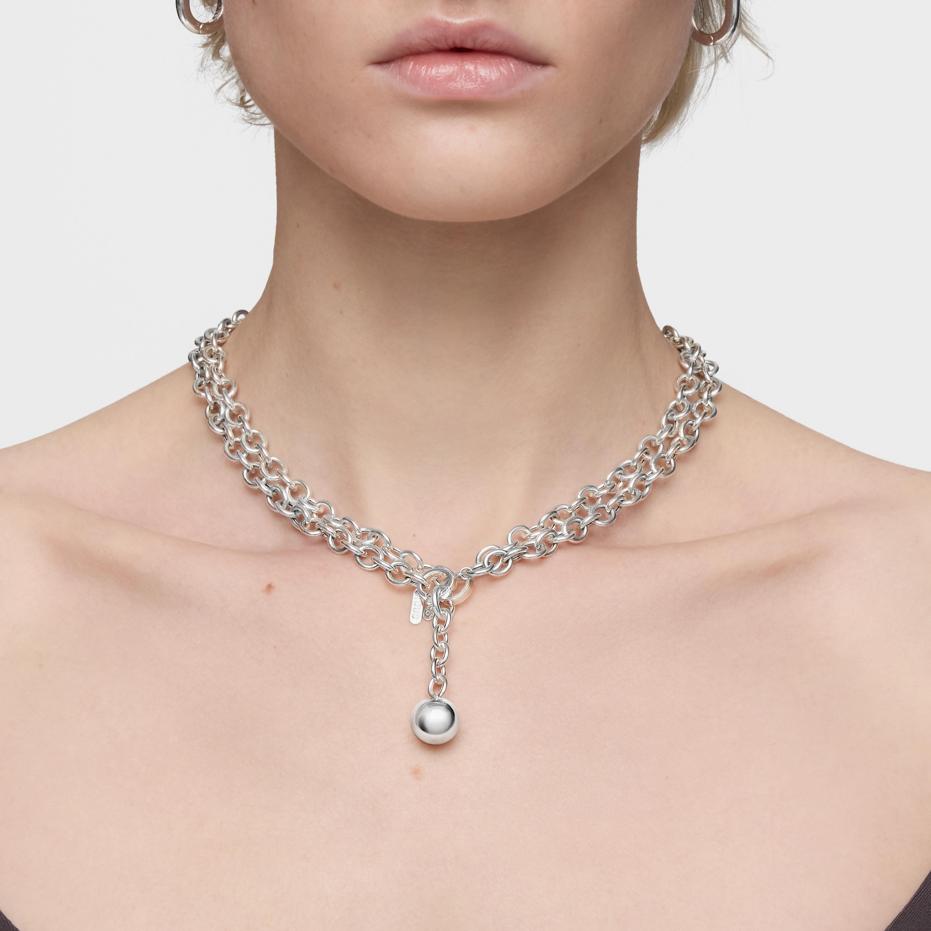 Silver Pendant Plump