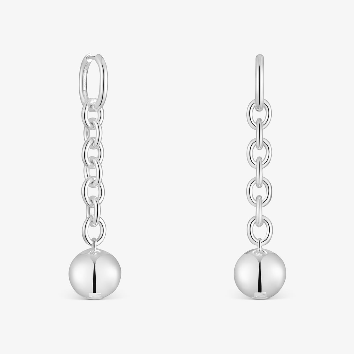 Tous - Pendientes Largos De Plata Plump - Plateado